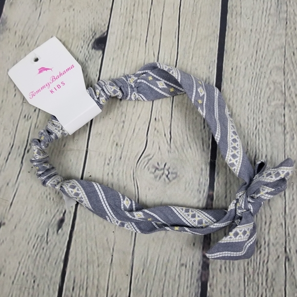 TOMMY BAHAMA | 18 month elastic bow detail headband - Picture 3 of 4